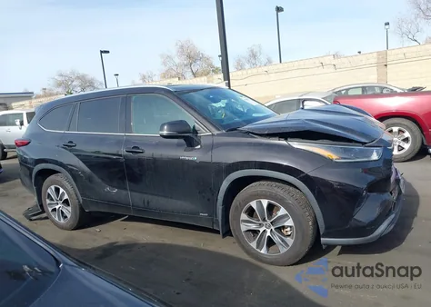 2021 Toyota Highlander Hybrid Xle from USA, damaged, VIN 5TDGBRCH9MS021544